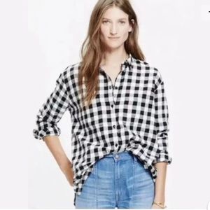 Madewell Buffalo Plaid Oversized Button Down Shirt